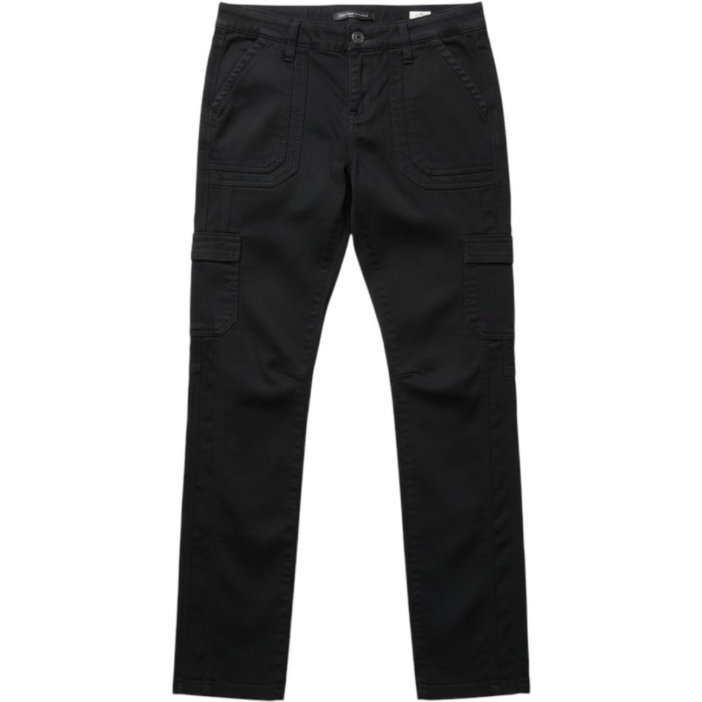 Level 99 Womens Black Cargo Utility Slim Pants QAZA26W Size 28